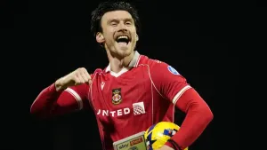 Wrexham’s Kieffer Moore says ‘nice sleep’ means he is not snoozing up front