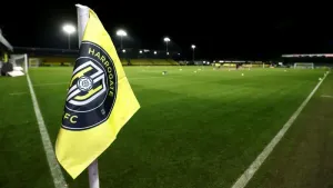 Harrogate took on Accrington (Nigel French/PA)