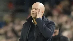 Liverpool’s set-piece record is a cause for concern for head coach Arne Slot (Danny Lawson/PA)