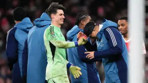 Kepa Arrizabalaga saved the decisive penalty (Mike Egerton/PA)