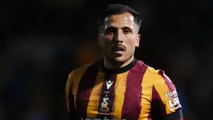 Antoni Sarcevic set Bradford on their way to victory (Mike Egerton/PA)