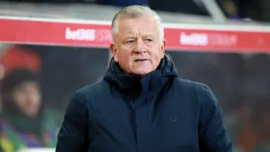 Chris Wilder’s Sheffield United won at Stoke (Richard Sellers/PA)