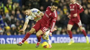 Curtis Jones has been key to Liverpool’s return to form (Danny Lawson/PA)