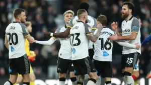 Derby held at home to lowly Portsmouth