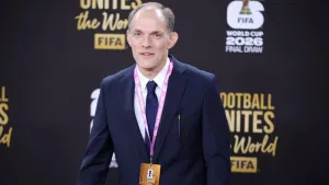 Thomas Tuchel’s England will take on Uruguay and Japan in March (Sam Corum/PA).