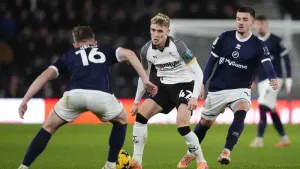Jake Cooper own goal at Derby denies high-flying Millwall another victory