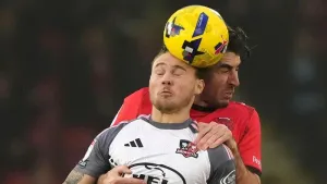 Jayden Wareham’s header enough to earn Exeter the points at AFC Wimbledon