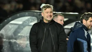 Karl Robinson om the sidelines (Cody Froggatt/PA)