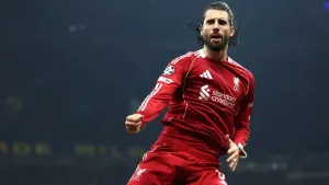 Dominik Szoboszlai scored Liverpool’s winner (Fabrizio Carabelli/PA)