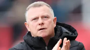 Mark Robins’ Stoke won (Nigel French/PA)