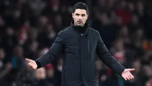 Mikel Arteta was frustrated that Arsenal needed penalties to see off Crystal Palace (Mike Egerton/PA)