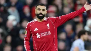 Mohamed Salah (pictured) claimed last week that he had been “thrown under a bus” by manager Arne Slot (Martin Rickett/PA)