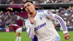 Morgan Rogers netted a brace for Aston Villa (Jonathan Brady/PA)