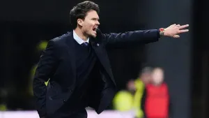 Rangers boss Danny Rohl was pleased with Bojan Miovski’s double (Andrew Milligan/PA)