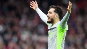 Rayan Cherki scored the winner for Manchester City at Nottingham Forest (Barrington Coombs/PA)