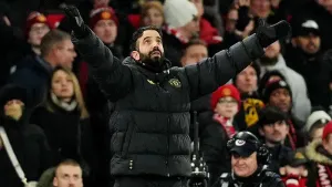 Manchester United manager Ruben Amorim is confident of a productive 2026 (Martin Rickett/PA)