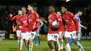 Fabio Borini celebrates scoring (Cody Froggatt/PA)