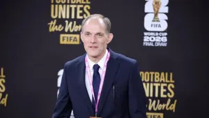 England head coach Thomas Tuchel expects his team to be hungry for success at next summer’s World Cup finals (Sam Corum/PA)