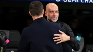 Pep Guardiola’s side piled the pressure on Xabi Alonso (Mike Egerton/PA)