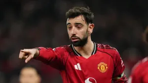 Bruno Fernandes faces a spell on the sidelines (Martin Rickett/PA)