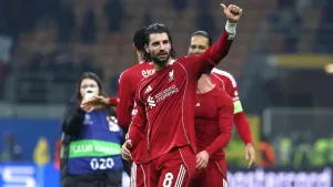 Dominik Szoboszlai scored Liverpool’s winner in Milan (Fabrizio Carabelli/PA)