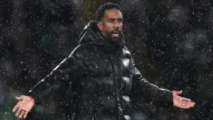 Wilfried Nancy suffered defeat in his first match in charge of Celtic (Andrew Milligan/PA)