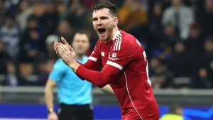 Liverpool vice-captain Andy Robertson has called for performances to improve in the second half of the season (Fabrizio Cara