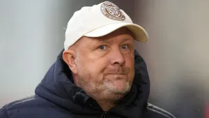 Bromley manager Andy Woodman celebrated a victory (Martin Rickett/PA)