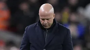 Liverpool head coach Arne Slot admits the first half of the season had been a battle for him and his side (Peter Byrne/PA)