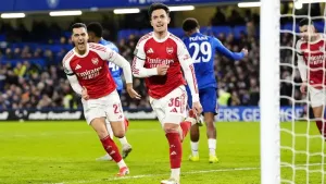 Martin Zubimendi netted Arsenal’s third (Nick Potts/PA)