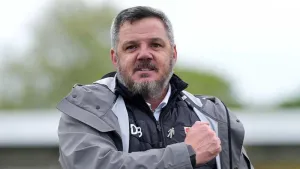 Dean Brennan’s side left it late (Yui Mok/PA)