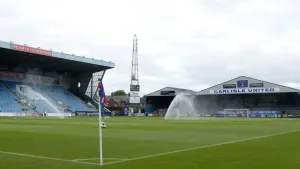 Luke Armstrong put Carlisle ahead at Brunton Park (Will Matthews/PA)