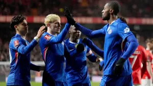 Chelsea eased into the FA Cup fourth round during Liam Rosenior’s first game in charge (John Walton/PA)