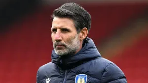 Danny Cowley on the touchline (Cody Froggatt/PA)