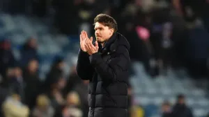 Danny Rohl at Ibrox Stadium (Andrew Milligan/PA)