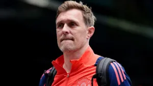 Darren Fletcher will take charge of Manchester United for their trip to Burnley (John Walton/PA)