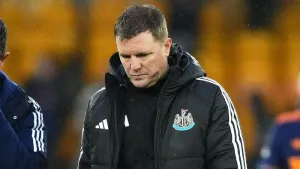 Eddie Howe was disappointed with Newcastle’s attacking display (Mike Egerton/PA)