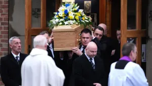 Terry Yorath was laid to rest in Leeds on Monday, with son-in-law and former Scotland rugby international Kenny Logan among 