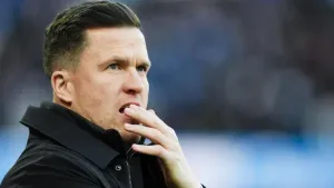 Gary Caldwell saw his Exeter side beat Port Vale (Nick Potts/PA).