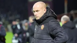 Jens Berthel Askou on the touchline (Steve Welsh/PA)