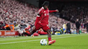 Jeremie Frimpong looks to contribute more for Liverpool after injury problems