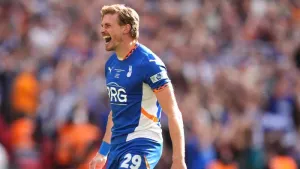 Former Oldham midfielder Joe Pritchard struck Rochdale’s last-gasp winner at Solihull (Adam Davy/PA)