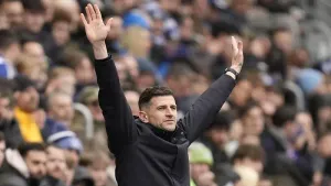 John Mousinho felt Portsmouth could have gone on to win (Andrew Matthews/PA)