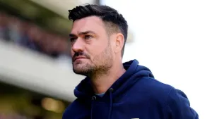 Johnnie Jackson on the touchline (John Walton/PA)