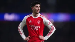 Arsenal’s Kai Havertz scored his first goal in almost a year on Wednesday (Bradley Collyer/PA)