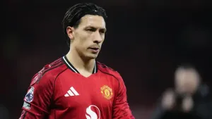 Lisandro Martinez hit out at criticism from Paul Scholes and Nicky Butt (Nick Potts/PA).