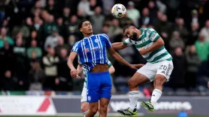 Marcus Dackers (left) secured a point for Kilmarnock against Livingston (Andrew Milligan/PA)
