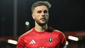 Luke Garbutt netted the winner for Salford (Cody Froggatt/PA)