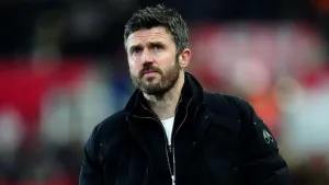 Michael Carrick faces Manchester City in his first match in charge (Mike Egerton/PA)