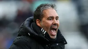 Leicester manager Marti Cifuentes saw his team progress in the FA Cup on Saturday (PA)